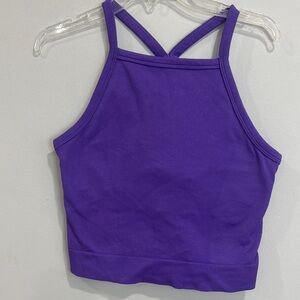 Vibrant Purple Women's Crop Top